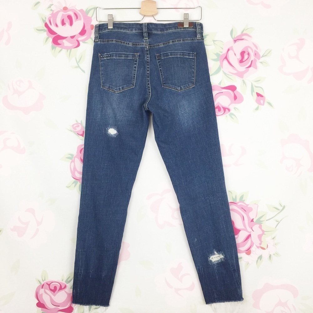 Blank NYC Midrise Distressed Skinny Denim Jeans 28 - Picture 5 of 7